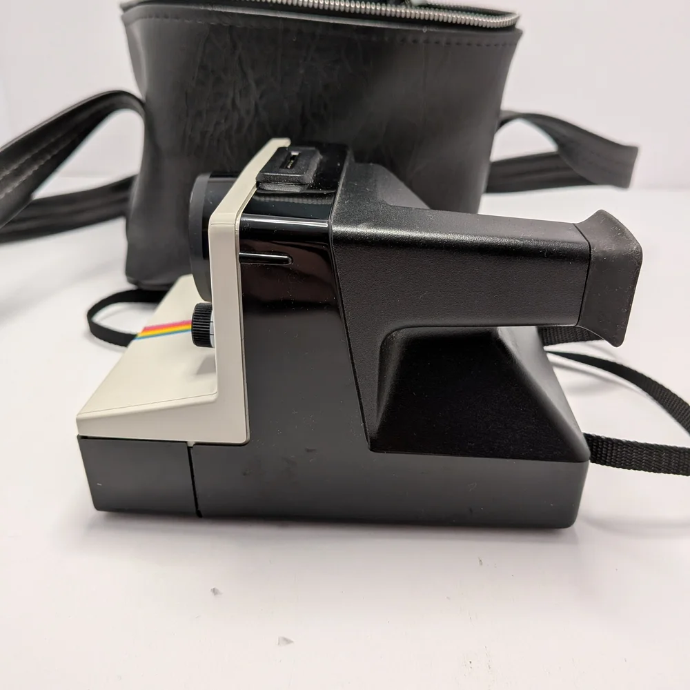 Vintage Polaroid One Step Rainbow Instant Land Camera w/Strap UNTESTED